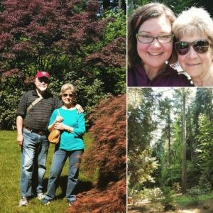 With my parents at the Grotto in Portland