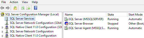 SQL Server Configuration Manager