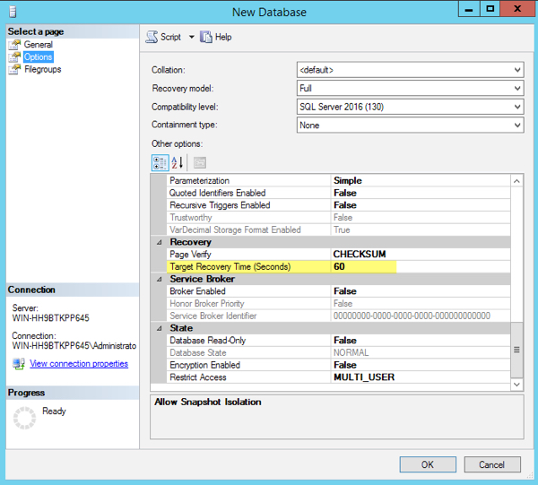 target-recovery-interval-new-database